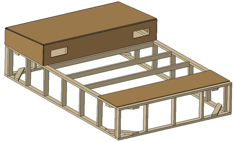 8x12 Chicken Tractor Plans | Heavy Duty Broiler with Brooder (PDF)