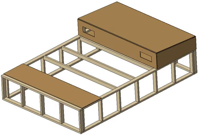 8x12 Chicken Tractor Plans | Heavy Duty Broiler with Brooder (PDF)
